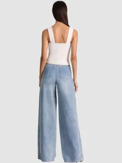 Alice and Olivia CROP TOPS*ADRIANNA KNIT CORSET BLACK