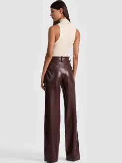 Alice and Olivia VEGAN*ALEXANDER VEGAN TROUSER OFF WHITE