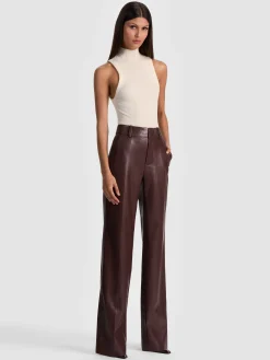 Alice and Olivia VEGAN*ALEXANDER VEGAN TROUSER OFF WHITE