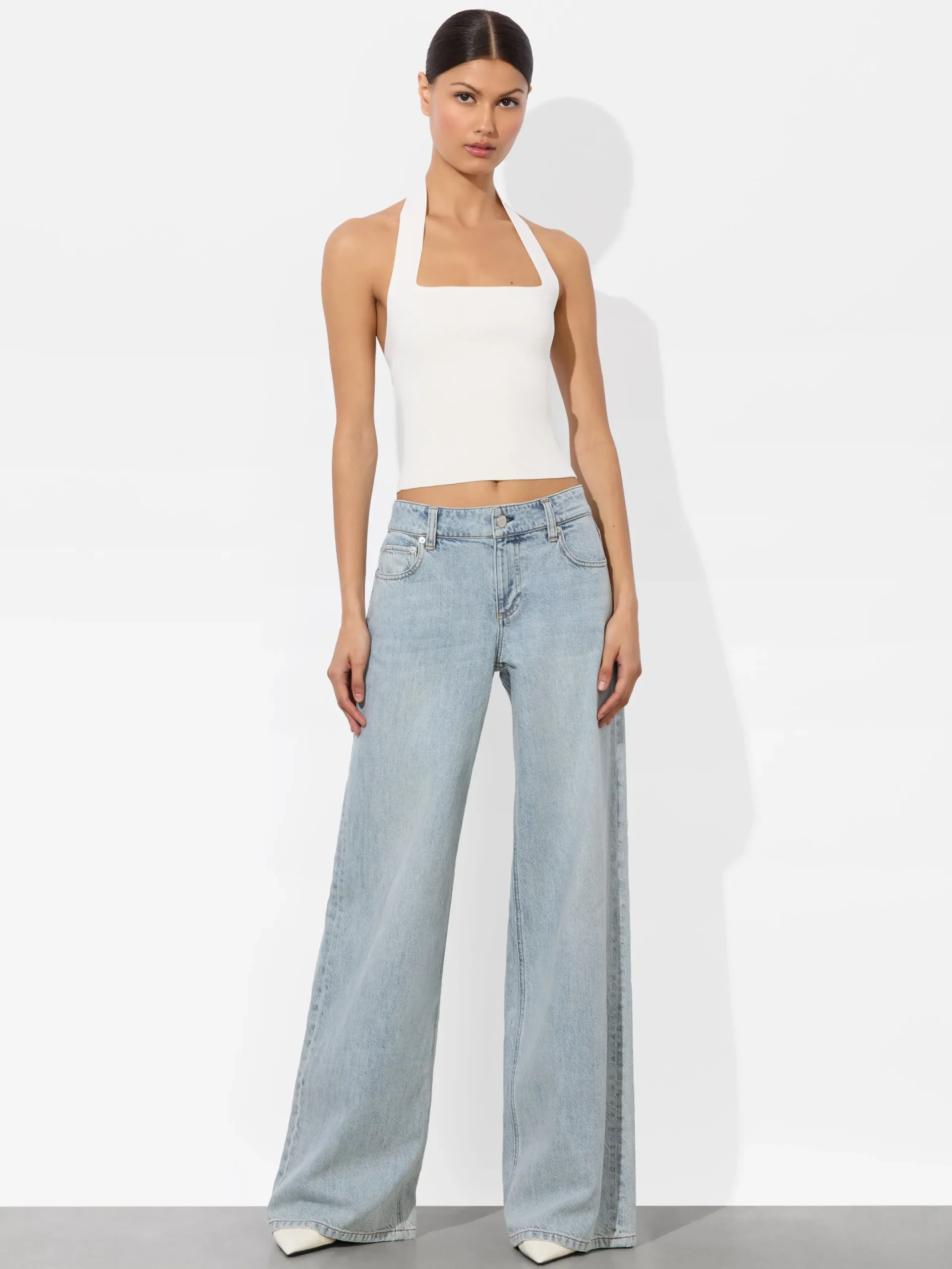 Alice and Olivia JEANS*AMAZING JEAN GREY MINERAL