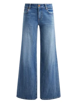 Alice and Olivia JEANS*AMAZING JEAN SOFT WHITE