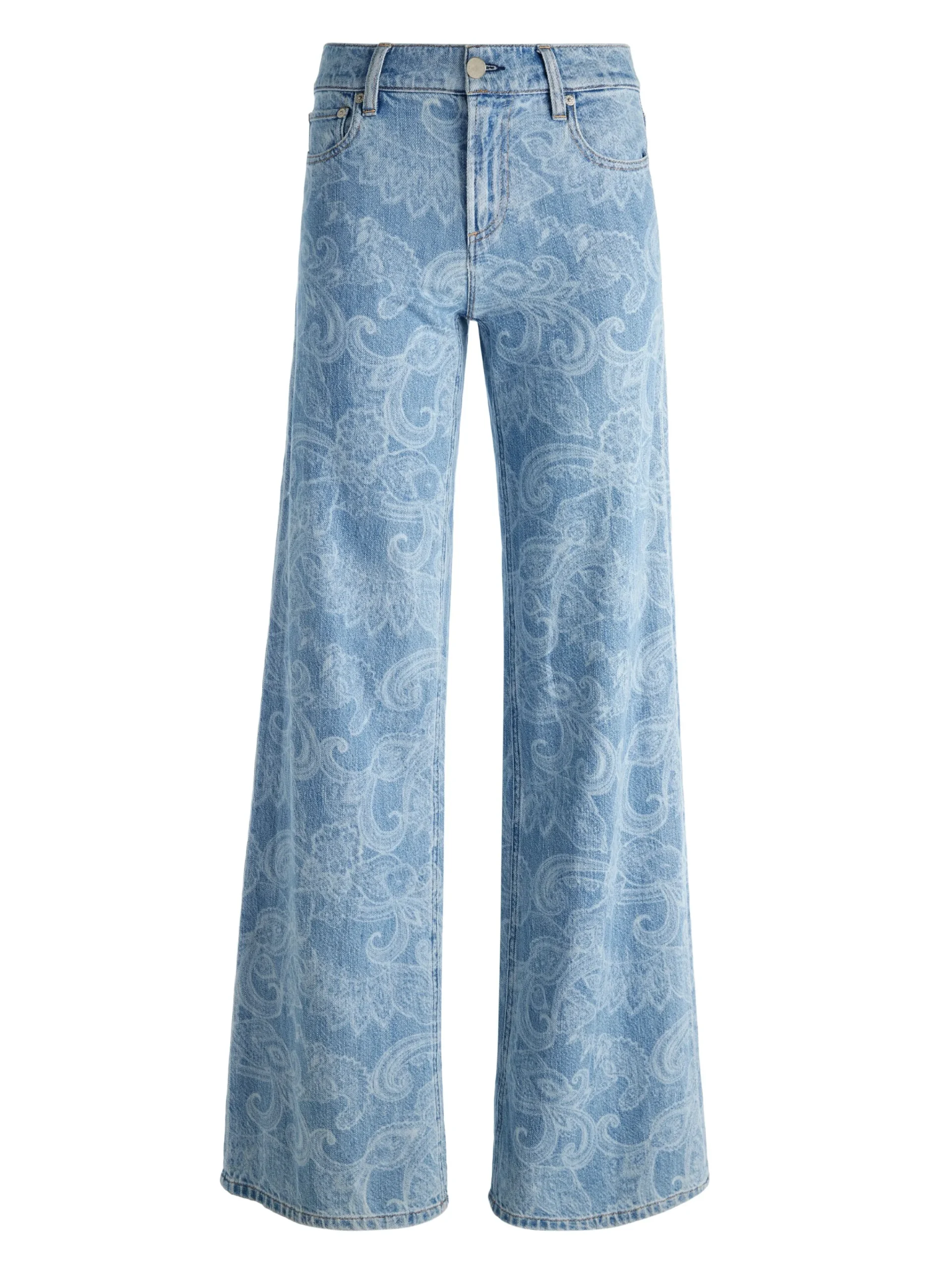 Alice and Olivia JEANS*AMAZING PAISLEY JEAN BLACK