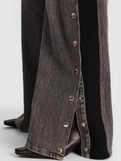 Alice and Olivia JEANS*AMAZING SNAP JEAN OFF WHITE