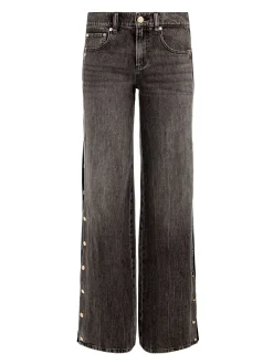 Alice and Olivia JEANS*AMAZING SNAP JEAN OFF WHITE