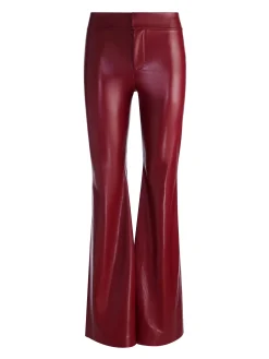 Alice and Olivia VEGAN*ANDREW VEGAN PANT BLACK