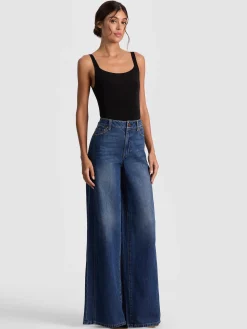 Alice and Olivia BODYSUITS*ANNIKA BODYSUIT ECRU