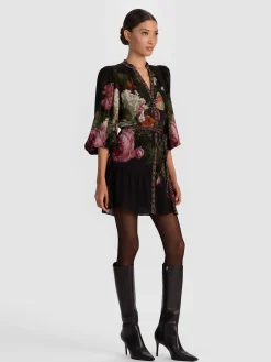 Alice and Olivia MINI*ANTONETTE MINI DRESS REGAL RETREAT