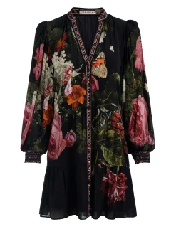 Alice and Olivia MINI*ANTONETTE MINI DRESS REGAL RETREAT