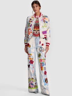 Alice and Olivia JEANS*A+O X GRATEFUL DEAD AMAZING JEAN