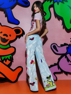 Alice and Olivia JEANS*A+O X GRATEFUL DEAD AMAZING JEAN