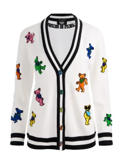 Alice and Olivia CARDIGANS*A+O X GRATEFUL DEAD BRADFORD CARDIGAN