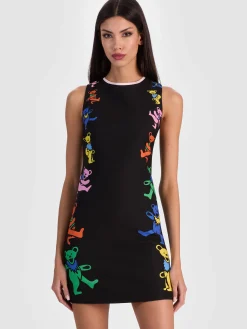 Alice and Olivia MINI*A+O X GRATEFUL DEAD CLYDE MINI DRESS