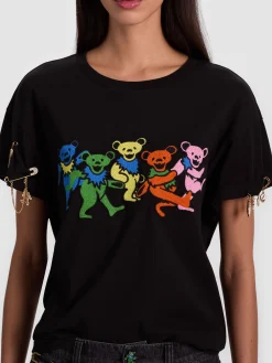 Alice and Olivia FRIENDS + FAMILY*A+O X GRATEFUL DEAD EVAN TEE