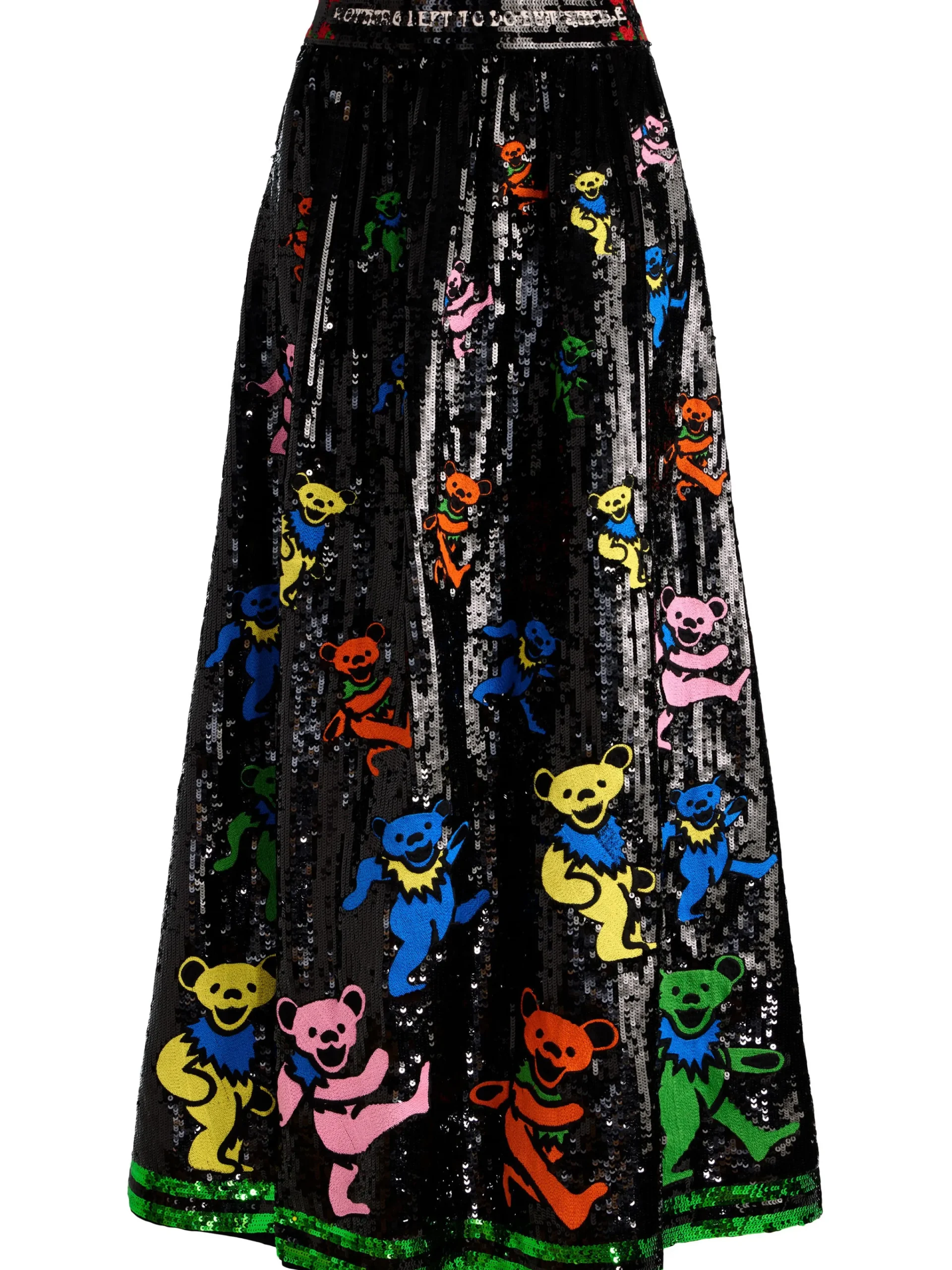 Alice and Olivia MAXI*A+O X GRATEFUL DEAD TINA BALLGOWN SKIRT