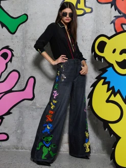 Alice and Olivia BLOUSES*A+O X GRATEFUL DEAD WILLA BLOUSE