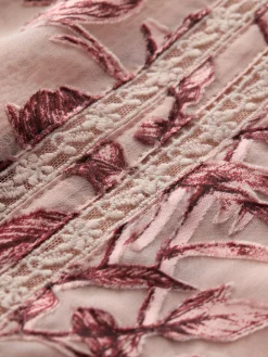 Alice and Olivia BLOUSES*ARLETTE BLOUSE MYSTIC GARDEN ENGLISH ROSE