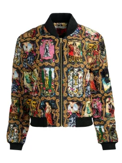 Alice and Olivia JACKETS*ASHER EMBELLISHED VARSITY JACKET
