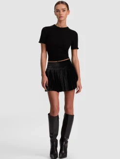 Alice and Olivia PULLOVERS*ASTER COLLARED PULLOVER SOFT WHITE