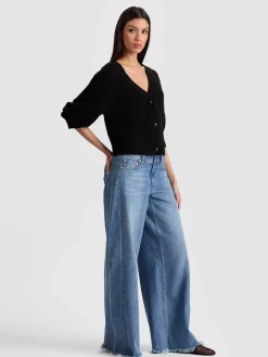 Alice and Olivia CARDIGANS*ATTICUS CASHMERE CARDIGAN BLACK