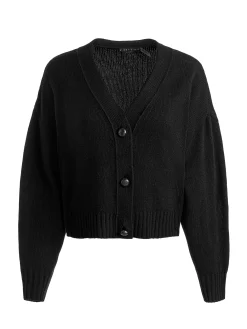 Alice and Olivia CARDIGANS*ATTICUS CASHMERE CARDIGAN BLACK