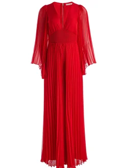 Alice and Olivia JUMPSUITS + ROMPERS*BENNET PLEATED JUMPSUIT