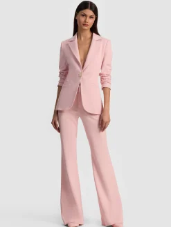 Alice and Olivia BLAZERS*BLAKE FITTED BLAZER OFF WHITE