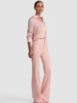 Alice and Olivia BLOUSES*BRADY SILK BLOUSE CAROLINA BLUE