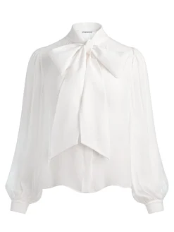 Alice and Olivia BLOUSES*BRENTLEY BLOUSE BLACK