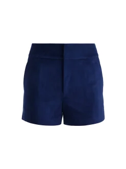 Alice and Olivia SHORTS*CADY SUEDE SHORT BLACK
