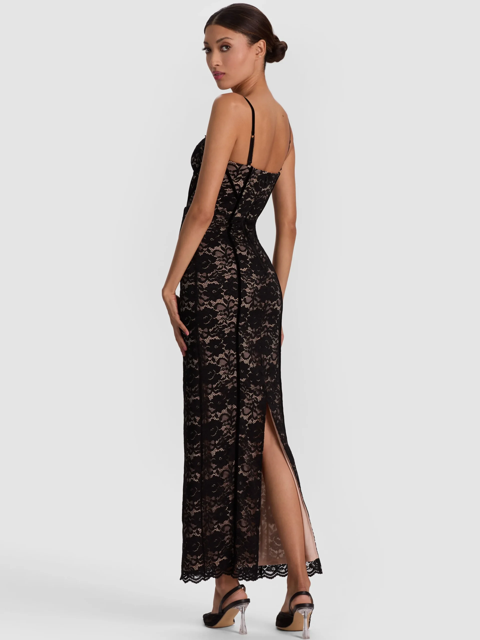 Alice and Olivia MAXI*CARISSA LACE MAXI DRESS