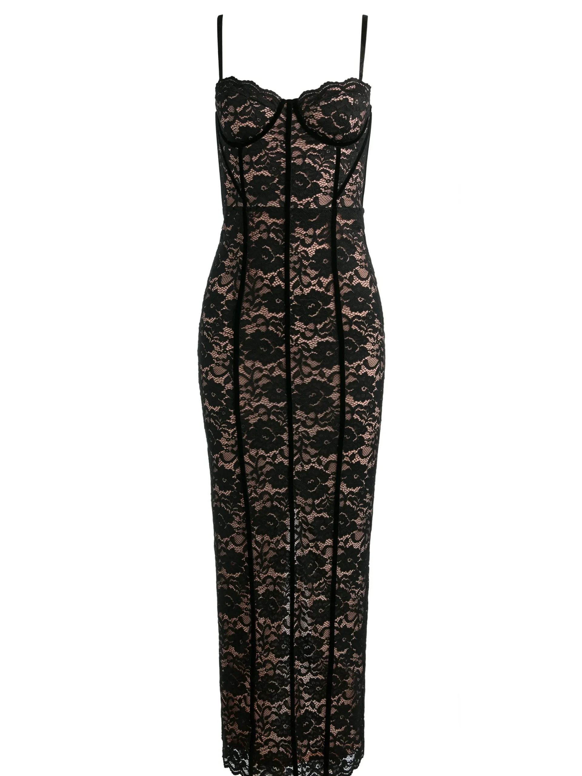 Alice and Olivia MAXI*CARISSA LACE MAXI DRESS