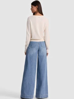 Alice and Olivia PULLOVERS*CAROLEE CASHMERE PULLOVER BLACK