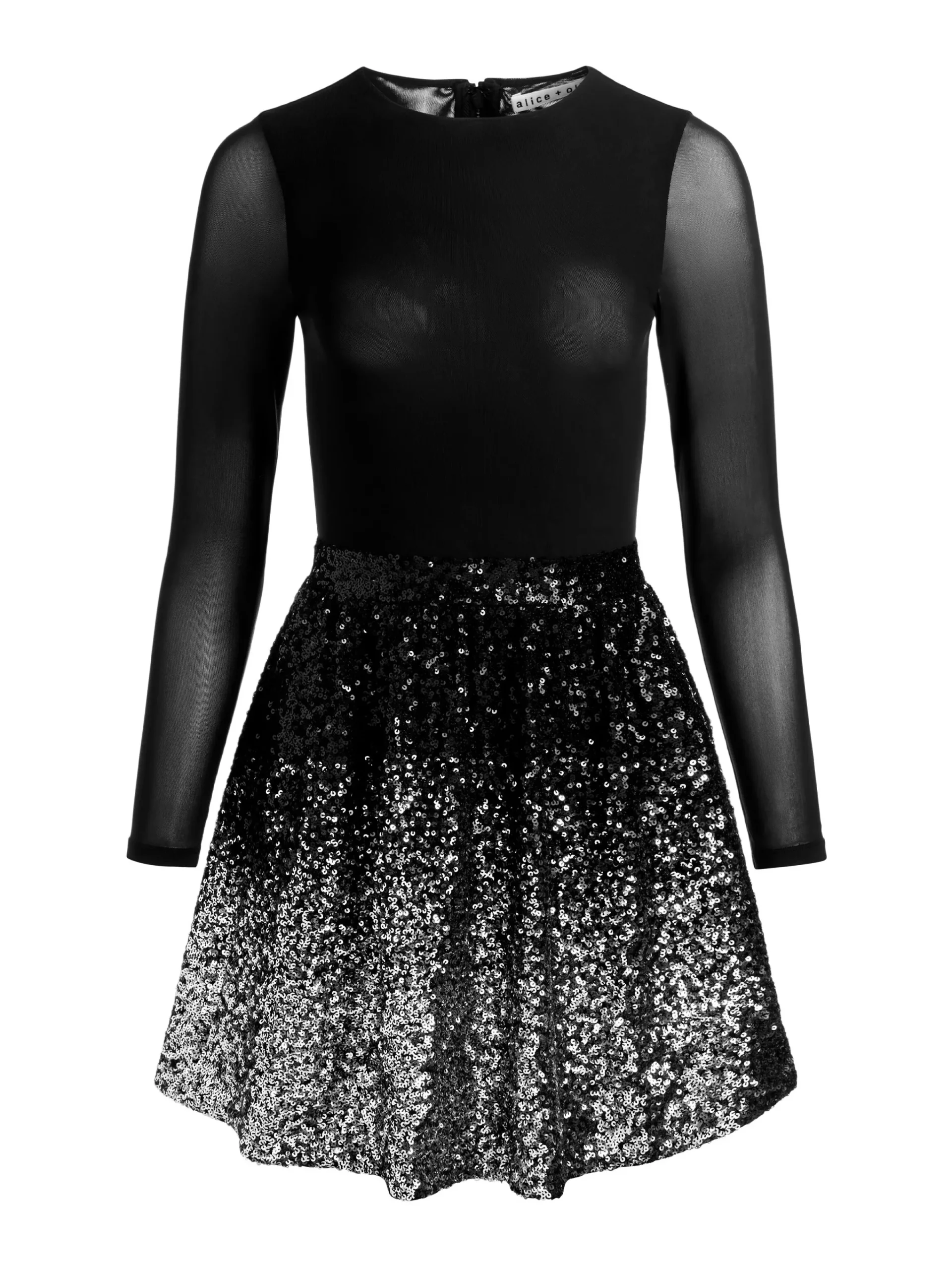 Alice and Olivia MINI*CHARA EMBELLISHED MINI DRESS