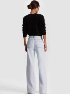 Alice and Olivia JEANS*CHIC JEAN DARLA LIGHT INDIGO