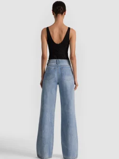 Alice and Olivia JEANS*CHIC JEAN OFF WHITE