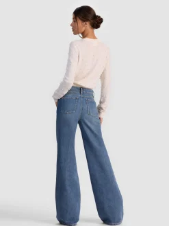 Alice and Olivia JEANS*CHIC JEAN DARK CHOCOLATE