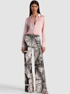 Alice and Olivia JEANS*CHIC JEAN OFF WHITE