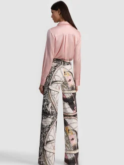 Alice and Olivia JEANS*CHIC JEAN OFF WHITE