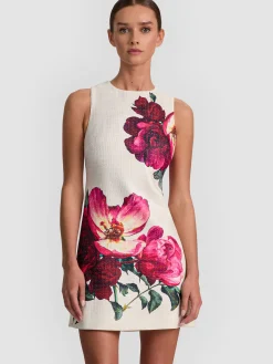 Alice and Olivia MINI*CLYDE MINI DRESS CAROLINA BLUE