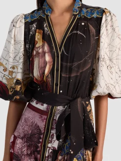 Alice and Olivia MAXI*CORA MAXI SHIRT DRESS