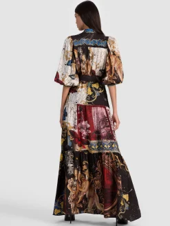 Alice and Olivia MAXI*CORA MAXI SHIRT DRESS