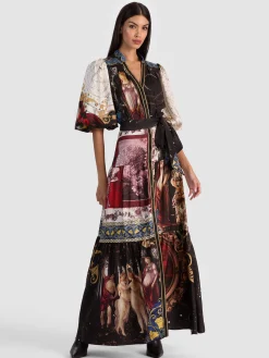 Alice and Olivia MAXI*CORA MAXI SHIRT DRESS