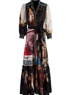 Alice and Olivia MAXI*CORA MAXI SHIRT DRESS