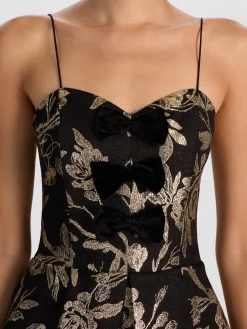 Alice and Olivia MINI*DANIELA STRUCTURED MINI DRESS