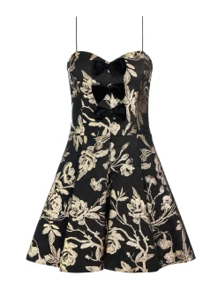 Alice and Olivia MINI*DANIELA STRUCTURED MINI DRESS