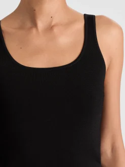 Alice and Olivia TANKS*DARYN SCULPTING TANK WHITE