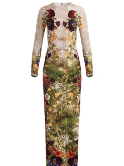 Alice and Olivia MAXI*DELORA MAXI DRESS