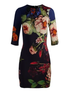 Alice and Olivia MINI*DELORA MINI DRESS MAGIC GARDEN GRADIENT