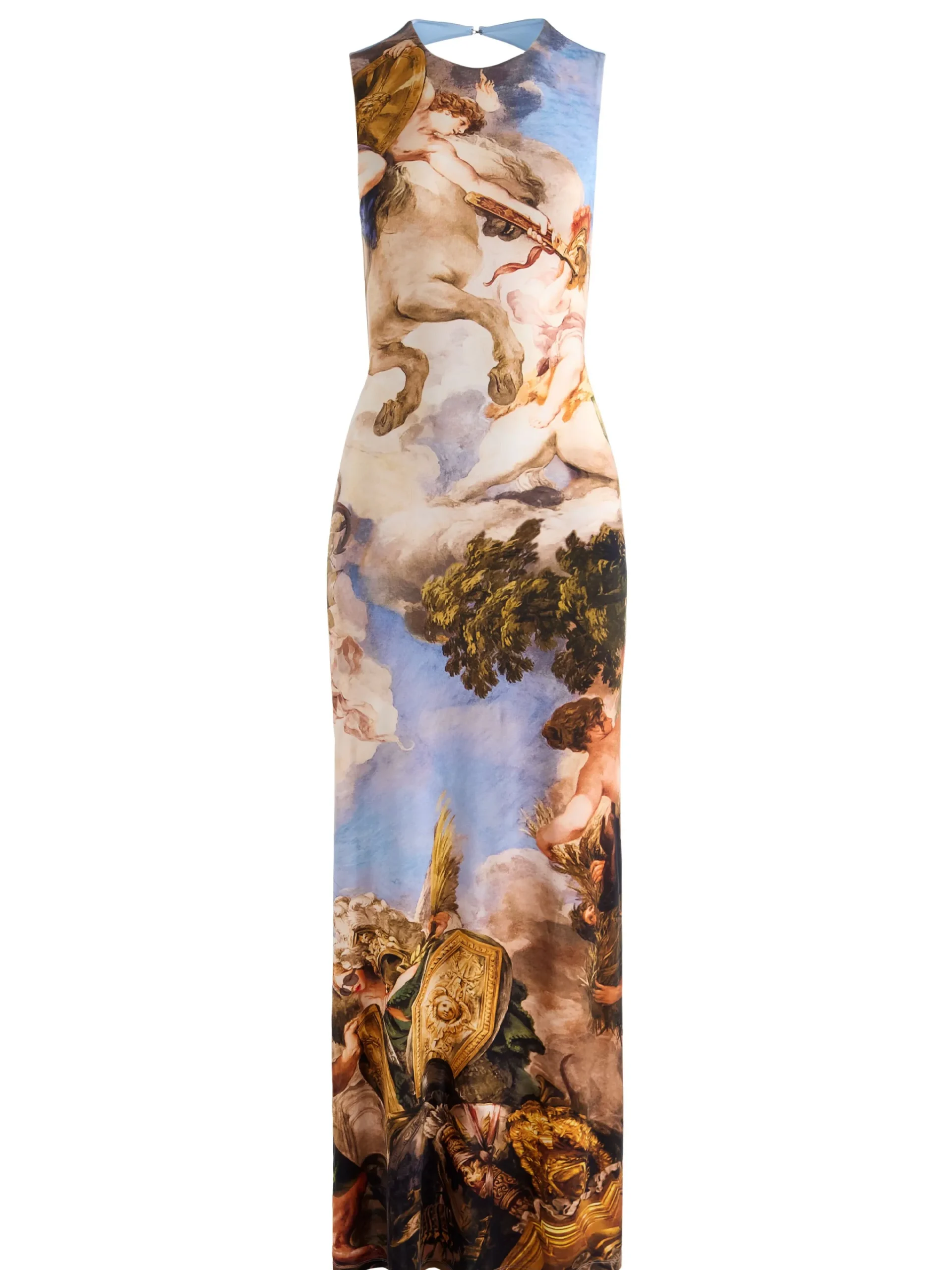 Alice and Olivia MAXI*DELORA OPEN BACK MAXI DRESS BLACK