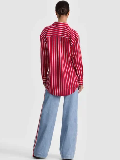 Alice and Olivia BLOUSES*DIMITRA OVERSIZED BUTTON DOWN